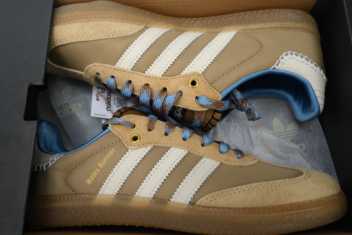 EM Sneakers Adidas Samba × Wales Bonner Nylon Desert White