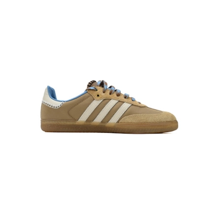 EM Sneakers Adidas Samba × Wales Bonner Nylon Desert White 02