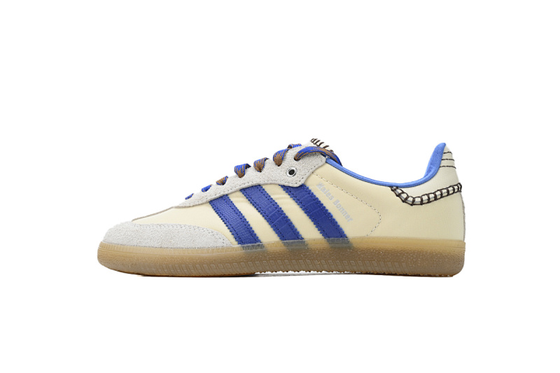 EM Sneakers Adidas Samba × Wales Bonner Nylon Wonder Clay Royal Blue