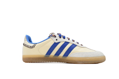 EM Sneakers Adidas Samba × Wales Bonner Nylon Wonder Clay Royal Blue