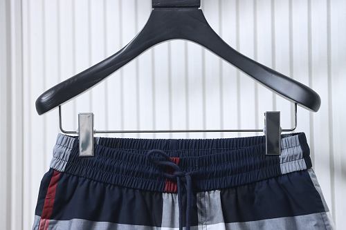 EM Sneakers Burberry Classic Striped Checkered Shorts Blue