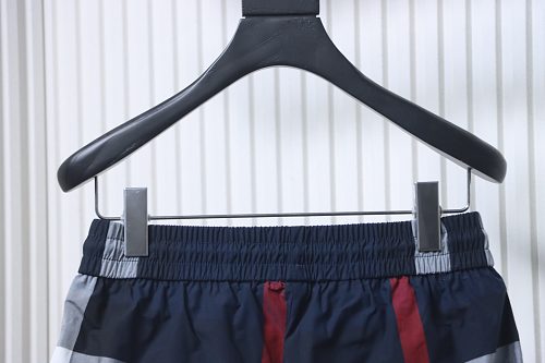 EM Sneakers Burberry Classic Striped Checkered Shorts Blue