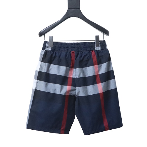 EM Sneakers Burberry Classic Striped Checkered Shorts Blue