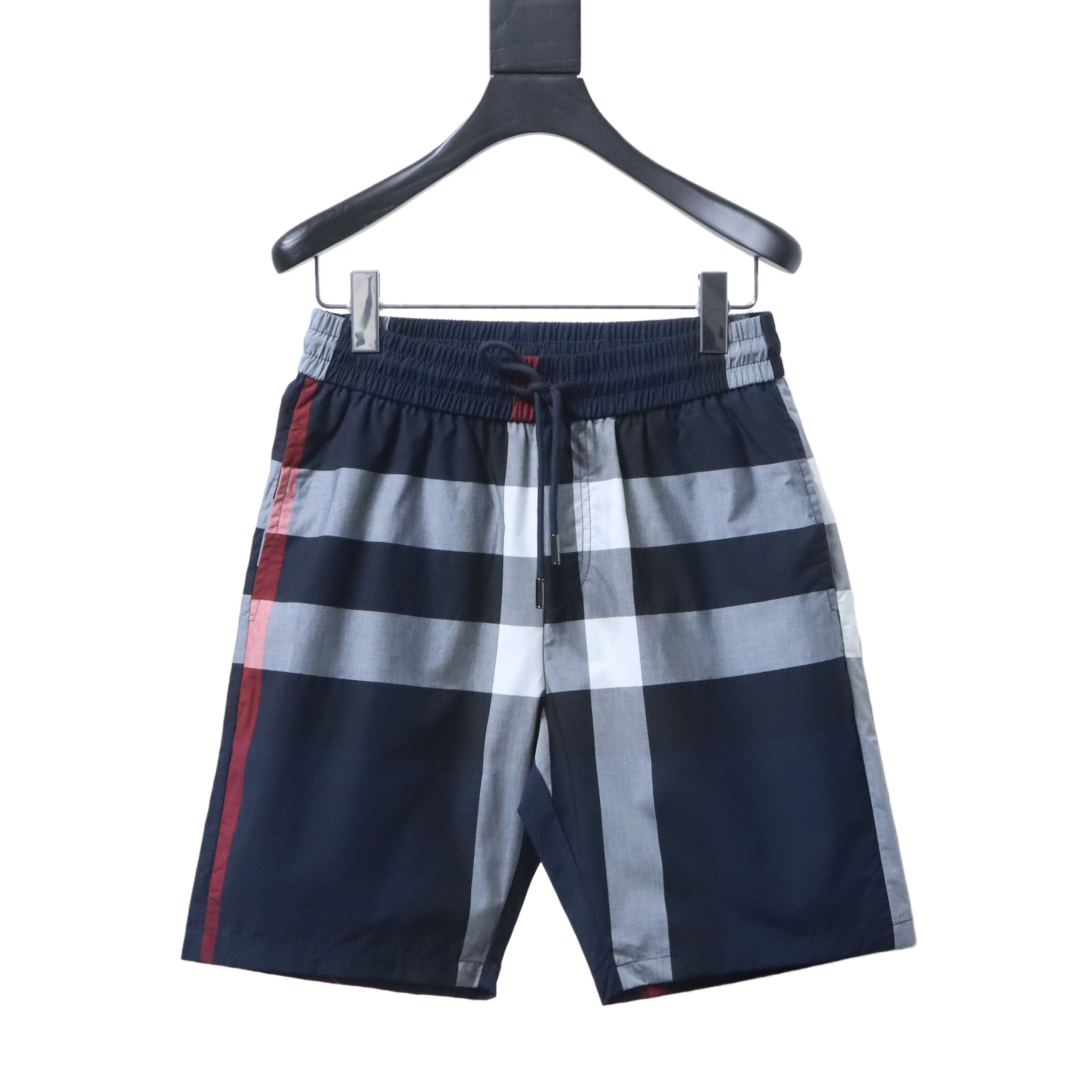 EM Sneakers Burberry Classic Striped Checkered Shorts Blue