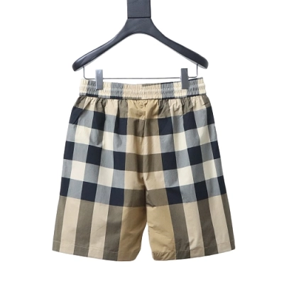 EM Sneakers Burberry Classic Striped Checkered Shorts Khaki 02