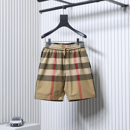 EM Sneakers Burberry Classic Striped Checkered Shorts Khaki