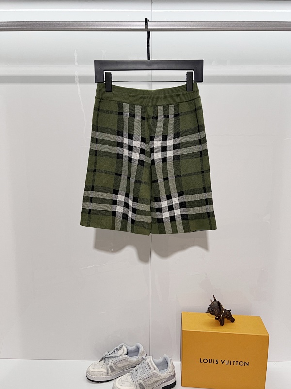 EM Sneakers Burberry Classic Style 2026 SS New Knitted Shorts Green