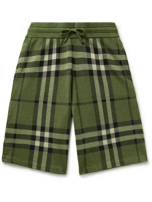 EM Sneakers Burberry Classic Style 2026 SS New Knitted Shorts Green