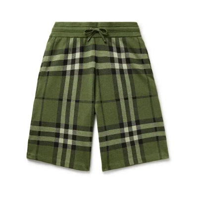 EM Sneakers Burberry Classic Style 2026 SS New Knitted Shorts Green 01