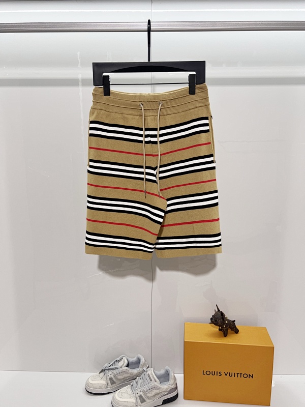 EM Sneakers Burberry Kenton Striped Drawstring Shorts