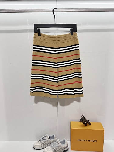 EM Sneakers Burberry Kenton Striped Drawstring Shorts