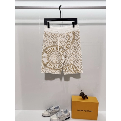 EM Sneakers Burberry Classic 2026 SS New Style Striped Knit Shorts Beige 02