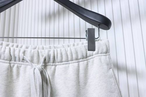 EM Sneakers Fear of God Essentials Collaboration Three-Stripe Silicone Print Shorts Gray