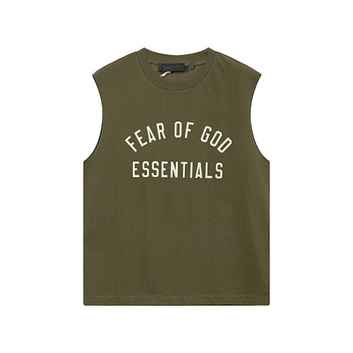 EM Sneakers Fear of God Essentials Tanktop #2141 Balck /White /Gray /Brown /Purple /Red /Khaki /Military