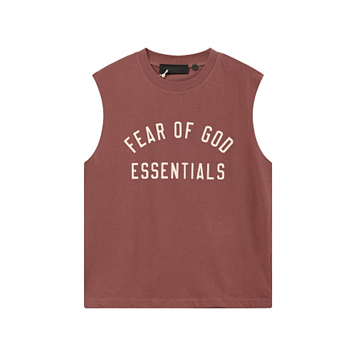 EM Sneakers Fear of God Essentials Tanktop #2141 Balck /White /Gray /Brown /Purple /Red /Khaki /Military