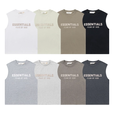 EM Sneakers Fear of God Essentials Tanktop #2190 Balck /White /Light Green /Brown /Dark Gray /Light Gray /Gray /Oatmeal 01