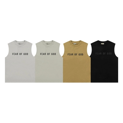 EM Sneakers Fear of God Essentials Tanktop #2010 Gray /Light Green /Brown /Black 01