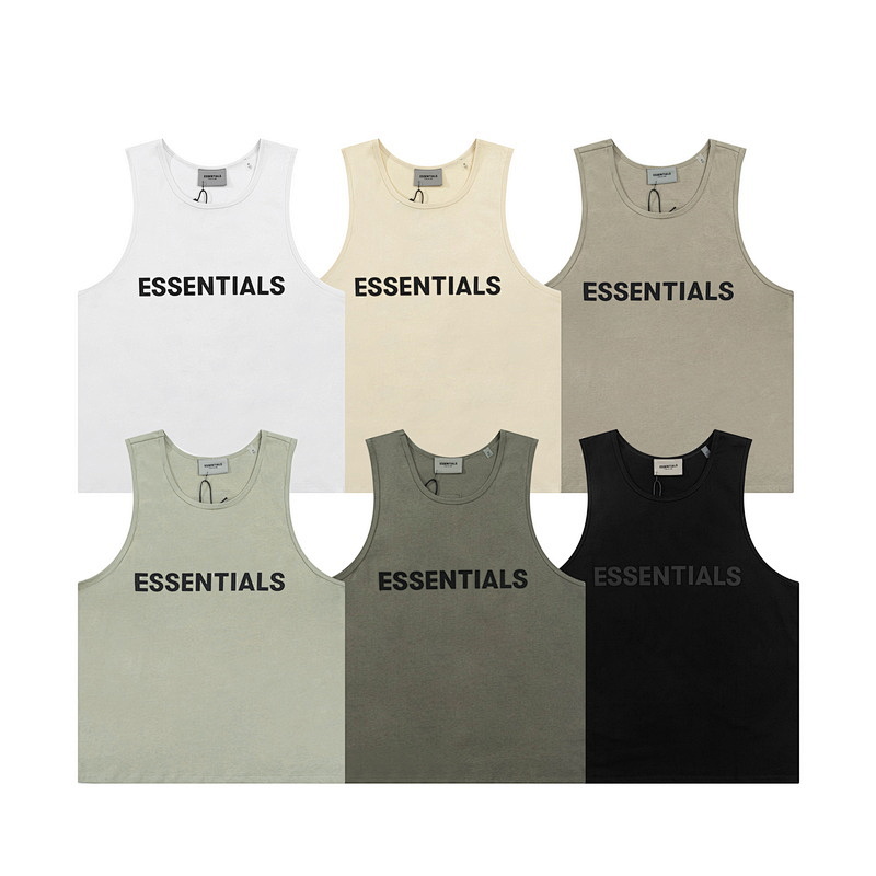 EM Sneakers Fear of God Essentials Tanktop #2113 White /Black /Beige /Camel /Green /Charcoal Gray