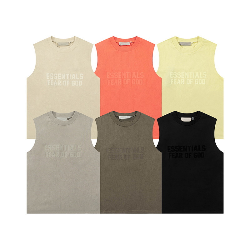 EM Sneakers Fear of God Essentials Tanktop #2115 Eggshell White /Black /Coral Powder /Cream /Gray /Coffee