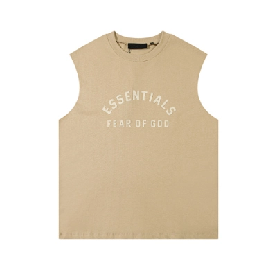 EM Sneakers Fear of God Essentials Tanktop #2121 Black /Beige 02