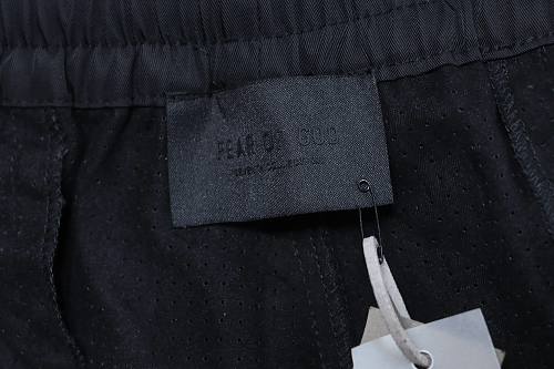 EM Sneakers Fear of God Track Shorts Black Iridescent