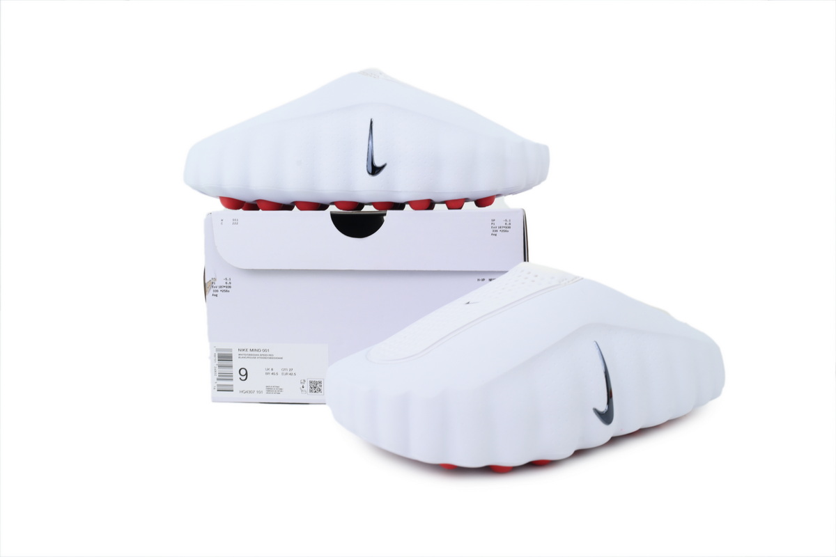 EM Sneakers Nike Mind 001 Slide White Speed Red