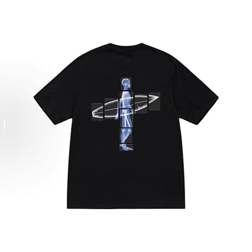 EM Sneakers Stussy Cross Print T-shirt #XB2187 Black /White