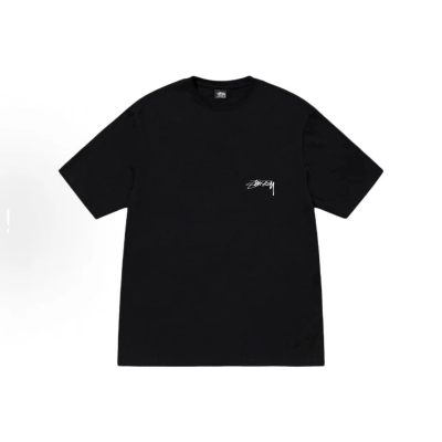 EM Sneakers Stussy Cross Print T-shirt #XB2187 Black /White 02