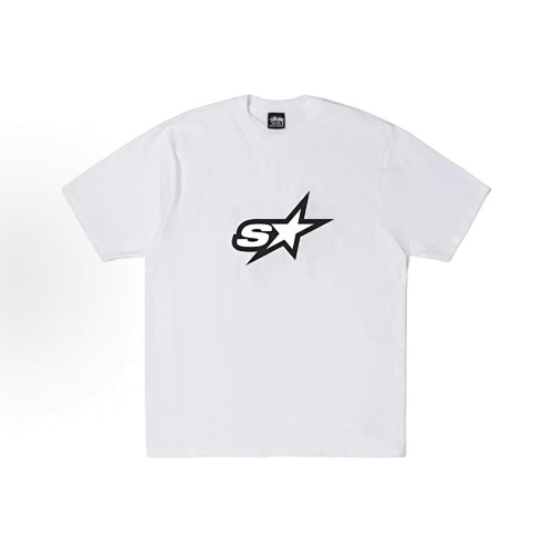 EM Sneakers Stussy Cross Print T-shirt #XB2188 Black /White /Blue /Khaki