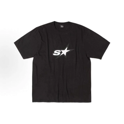 EM Sneakers Stussy Cross Print T-shirt #XB2188 Black /White /Blue /Khaki 02