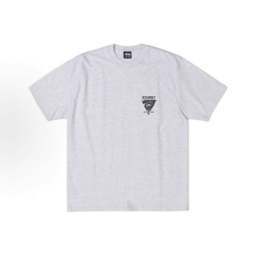 EM Sneakers Stussy Dragon Triangle Print T-shirt #XB2191 Black /White /Khaki /Navy /Gray