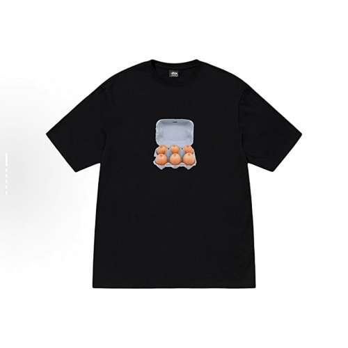 EM Sneakers Stussy Egg Print T-shirt #XB2181 Black /White /Navy