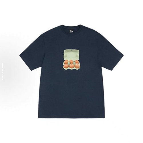 EM Sneakers Stussy Egg Print T-shirt #XB2181 Black /White /Navy