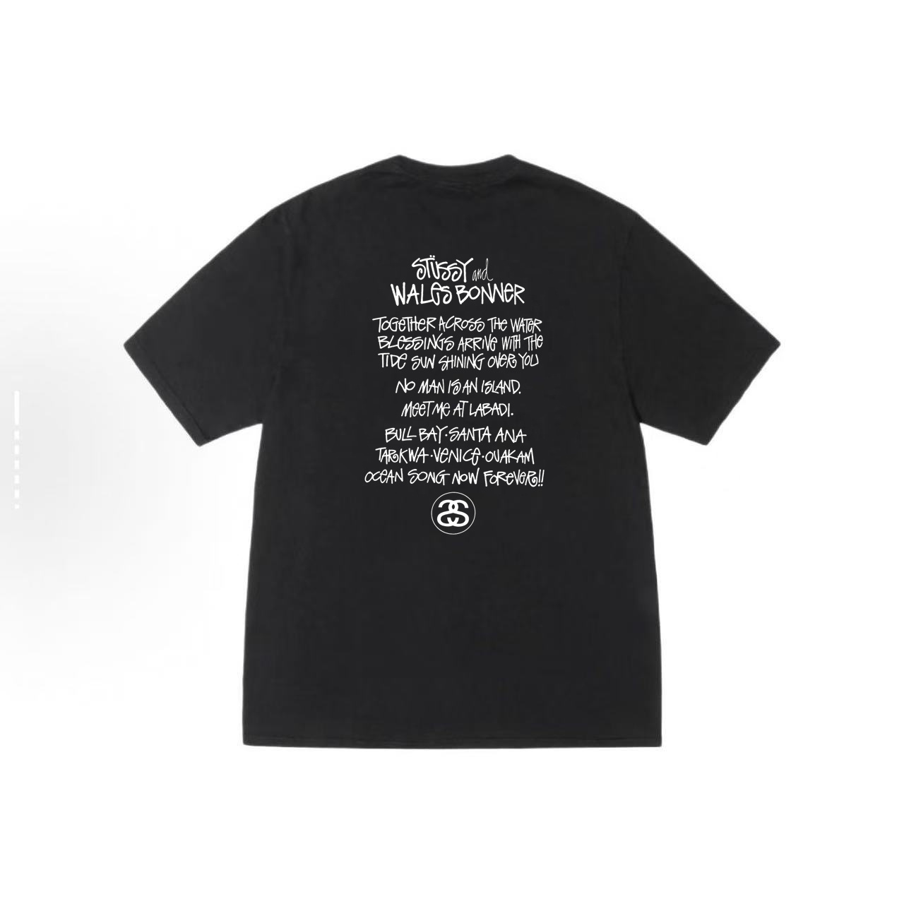 EM Sneakers Stussy Egg Print T-shirt #XB2192 Black /White /Brown