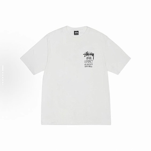 EM Sneakers Stussy Eight Trigrams Ball Print T-shirt #XB2195 Black /Yellow /Coffee