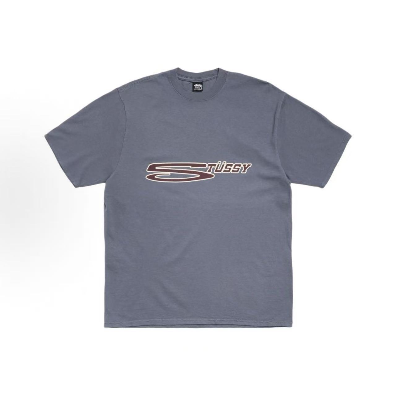 EM Sneakers Stussy Letter Print T-shirt #XB2193 Black /White /Orange /Blue /Green