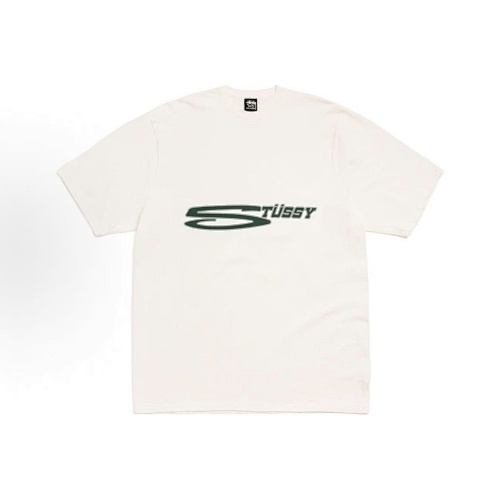 EM Sneakers Stussy Letter Print T-shirt #XB2193 Black /White /Orange /Blue /Green