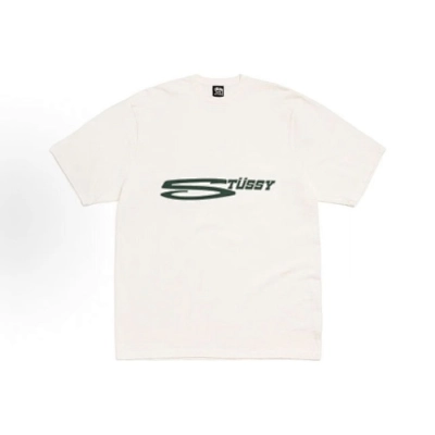 EM Sneakers Stussy Letter Print T-shirt #XB2193 Black /White /Orange /Blue /Green 02