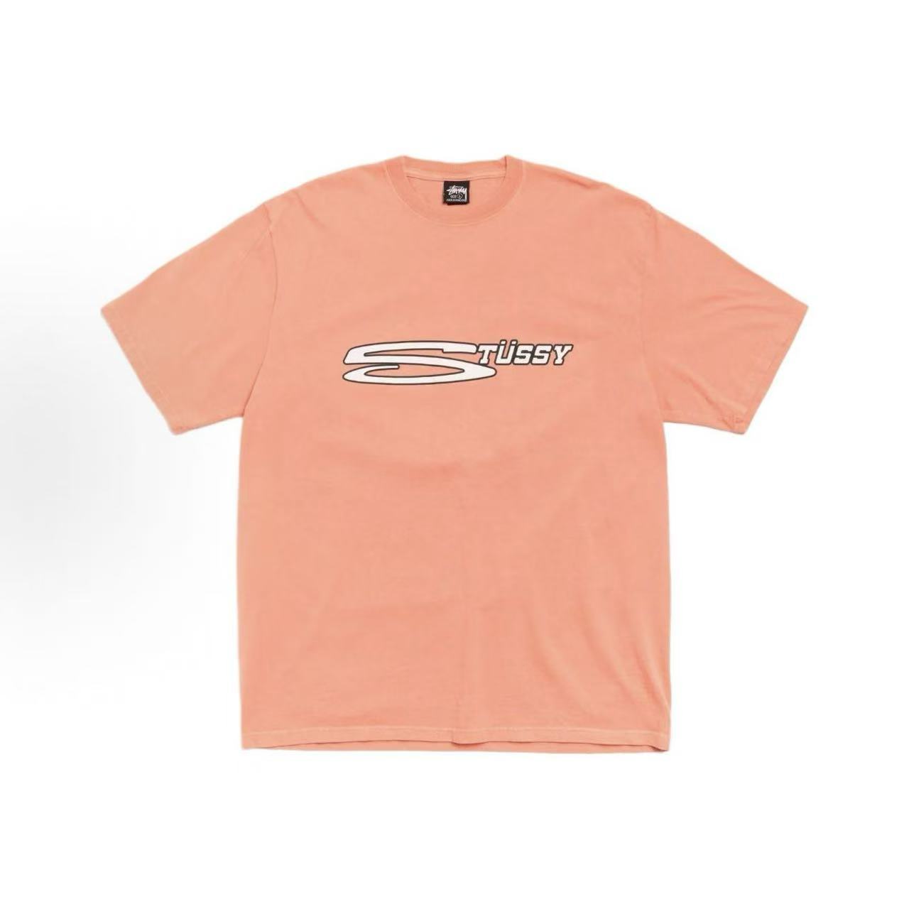 EM Sneakers Stussy Letter Print T-shirt #XB2193 Black /White /Orange /Blue /Green