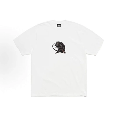 EM Sneakers Stussy Mouse PrintT-shirt #XB2184 Black /White /Navy /Khaki /Red 02