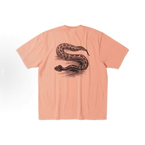 EM Sneakers Stussy Snake Print T-shirt #XB2189 White /Green /Blue /Orange