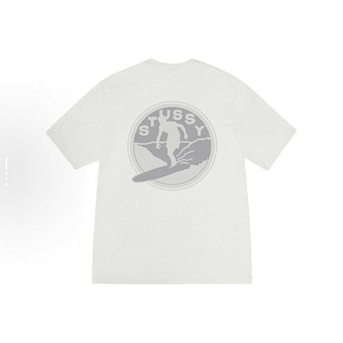 EM Sneakers Stussy Surf Print T-shirt #XB2186 Black /White /Khaki /Purple