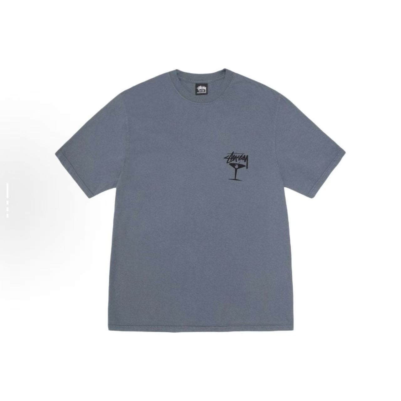 EM Sneakers Stussy Wine Glass PrintT-shirt #XB2183 Black /White /Blue /Khaki