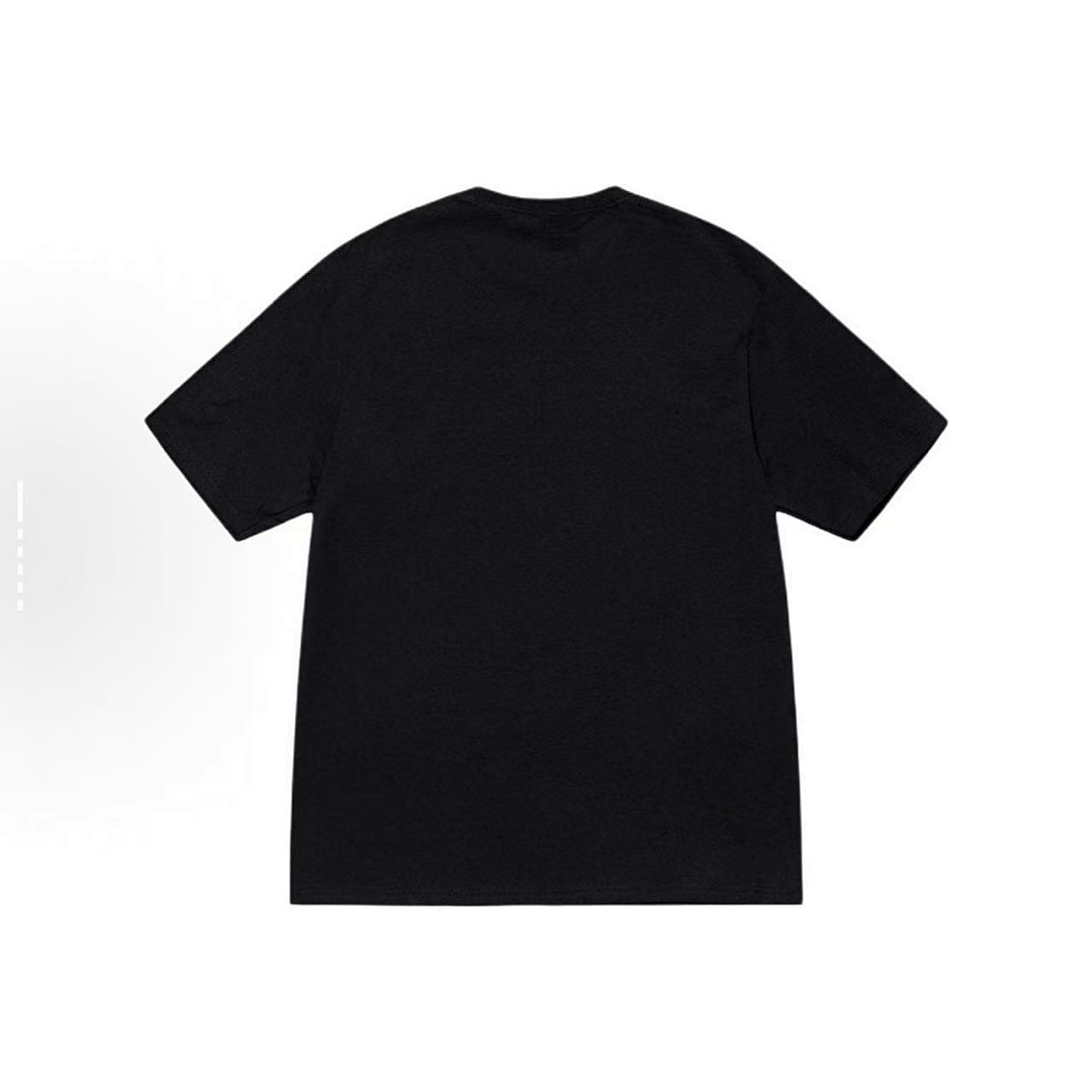 EM Sneakers Stussy Women's Printed T-shirt #XB2185 Black /White /Green