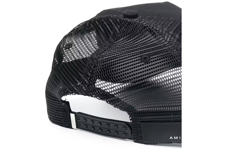 EM Sneakers AMIRI Logo Trucker Hat Black/White