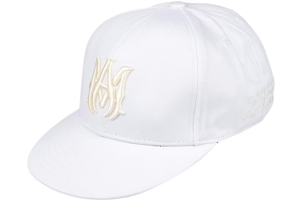 EM Sneakers AMIRI MA Logo Cap White