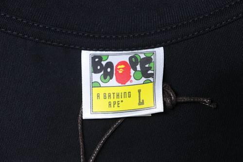 EM Sneakers BAPE 26SS Classic Red Label Ape Head Print T-Shirt Black