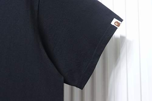 EM Sneakers BAPE 26SS Classic Red Label Ape Head Print T-Shirt Black