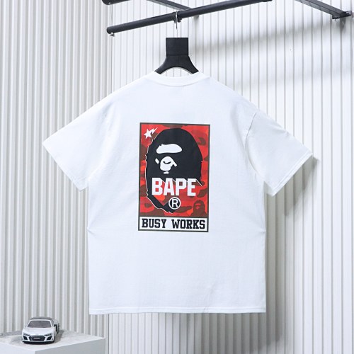 EM Sneakers BAPE 26SS Classic Red Label Ape Head Print T-Shirt White
