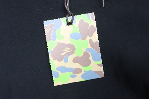 EM Sneakers BAPE 26ss Macaron Ape Head Letter Print T-shirt Black